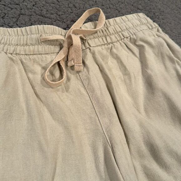 Old Navy Tan Linen Blend Pull On Shorts Size X Small - Picture 2 of 7